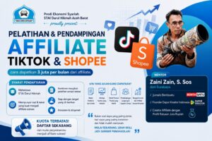 STAI Darul Hikmah Aceh Barat Bekali Mahasiswa dengan Pelatihan Affiliate TikTok dan Shopee