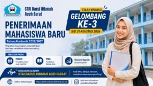 Kuliah Tanpa Tinggalkan Pekerjaan dan Keluarga, STAI Darul Hikmah Buka PMB Gelombang 3
